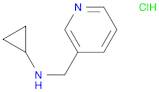 3-Pyridinemethanamine, N-cyclopropyl-, hydrochloride (1:1)