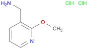 3-Pyridinemethanamine, 2-methoxy-, hydrochloride (1:2)