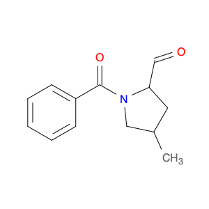 2-Pyrrolidinecarboxaldehyde, 1-benzoyl-4-methyl-