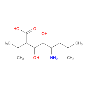 Octanoic acid, 5-amino-3,4-dihydroxy-7-methyl-2-(1-methylethyl)-, [2R-(2R*,3R*,4R*,5S*)]- (9CI)