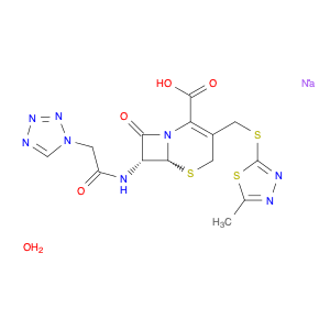 5-Thia-1-azabicyclo[4.2.0]oct-2-ene-2-carboxylic acid, 3-[[(5-methyl-1,3,4-thiadiazol-2-yl)thio]me…