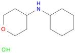 2H-Pyran-4-amine, N-cyclohexyltetrahydro-, hydrochloride (1:1)