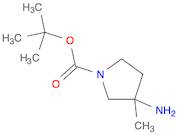 1-Pyrrolidinecarboxylic acid, 3-amino-3-methyl-, 1,1-dimethylethyl ester