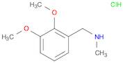 Benzenemethanamine, 2,3-dimethoxy-N-methyl-, hydrochloride (1:1)