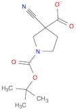 1,3-Pyrrolidinedicarboxylic acid, 3-cyano-, 1-(1,1-dimethylethyl) ester