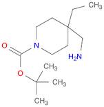 1-Piperidinecarboxylic acid, 4-(aminomethyl)-4-ethyl-, 1,1-dimethylethyl ester