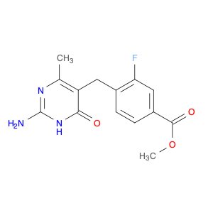 Methyl 4-((2-amino-4-hydroxy-6-methylpyrimidin-5-yl)methyl)-3-fluorobenzoate