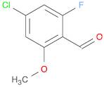 Benzaldehyde, 4-chloro-2-fluoro-6-methoxy-