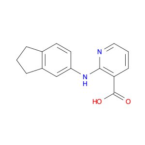 3-Pyridinecarboxylic acid, 2-[(2,3-dihydro-1H-inden-5-yl)amino]-