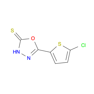 1,3,4-Oxadiazole-2(3H)-thione, 5-(5-chloro-2-thienyl)-