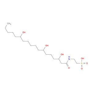 Ethanesulfonic acid, 2-[(3,7,13-trihydroxy-1-oxooctadecyl)amino]-