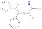 1H-Imidazo[1,2-a]imidazole, 3-chloro-2-methyl-5,6-diphenyl-