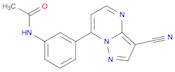 Acetamide, N-[3-(3-cyanopyrazolo[1,5-a]pyrimidin-7-yl)phenyl]-