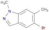 1H-Indazole, 5-bromo-1,6-dimethyl-