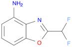 4-Benzoxazolamine, 2-(difluoromethyl)-