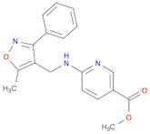3-Pyridinecarboxylic acid, 6-[[(5-methyl-3-phenyl-4-isoxazolyl)methyl]amino]-, methyl ester