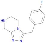1,2,4-Triazolo[4,3-a]pyrazine, 3-[(4-fluorophenyl)methyl]-5,6,7,8-tetrahydro-