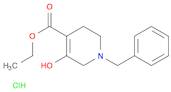 4-Pyridinecarboxylic acid, 1,2,3,6-tetrahydro-5-hydroxy-1-(phenylmethyl)-, ethyl ester, hydrochlor…