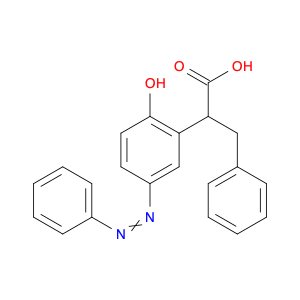 Benzenepropanoic acid, α-[2-hydroxy-5-(2-phenyldiazenyl)phenyl]-