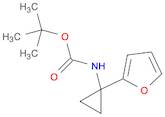 Carbamic acid, N-[1-(2-furanyl)cyclopropyl]-, 1,1-dimethylethyl ester