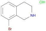 Isoquinoline, 8-bromo-1,2,3,4-tetrahydro-, hydrochloride (1:1)