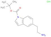 1H-Indole-1-carboxylic acid, 5-(2-aminoethyl)-, 1,1-dimethylethyl ester, hydrochloride (1:1)