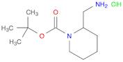 1-Piperidinecarboxylic acid, 2-(aminomethyl)-, 1,1-dimethylethyl ester, hydrochloride (1:1)