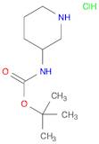 Carbamic acid, N-3-piperidinyl-, 1,1-dimethylethyl ester, hydrochloride (1:1)