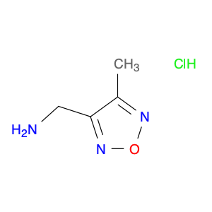 1,2,5-Oxadiazole-3-methanamine, 4-methyl-, hydrochloride (1:1)