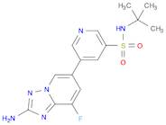 3-Pyridinesulfonamide, 5-(2-amino-8-fluoro[1,2,4]triazolo[1,5-a]pyridin-6-yl)-N-(1,1-dimethylethyl…