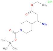 4-Piperidinepropanoic acid, β-amino-1-[(1,1-dimethylethoxy)carbonyl]-, ethyl ester, hydrochloride …