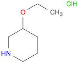 Piperidine, 3-ethoxy-, hydrochloride (1:1)