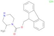 1-Piperazinecarboxylic acid, 2-methyl-, 9H-fluoren-9-ylmethyl ester, hydrochloride (1:1)