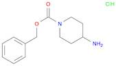 1-Piperidinecarboxylic acid, 4-amino-, phenylmethyl ester, hydrochloride (1:1)