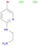 1,2-Ethanediamine, N1-(5-bromo-2-pyridinyl)-, hydrochloride (1:2)