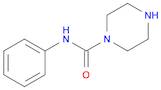 1-Piperazinecarboxamide, N-phenyl-