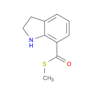 1H-Indole-7-carbothioic acid, 2,3-dihydro-, S-methyl ester