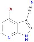 1H-Pyrrolo[2,3-b]pyridine-3-carbonitrile, 4-bromo-