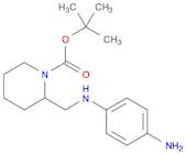 1-Piperidinecarboxylic acid, 2-[[(4-aminophenyl)amino]methyl]-, 1,1-dimethylethyl ester