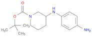 1-Piperidinecarboxylic acid, 3-[(4-aminophenyl)amino]-, 1,1-dimethylethyl ester