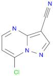 Pyrazolo[1,5-a]pyrimidine-3-carbonitrile, 7-chloro-