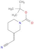 1-Piperidinecarboxylic acid, 3-(cyanomethylene)-, 1,1-dimethylethyl ester