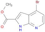 1H-Pyrrolo[2,3-b]pyridine-2-carboxylic acid, 4-bromo-, methyl ester