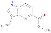 1H-Pyrrolo[3,2-b]pyridine-5-carboxylic acid, 3-formyl-, methyl ester