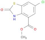 4-Benzothiazolecarboxylic acid, 6-chloro-2,3-dihydro-2-oxo-, methyl ester