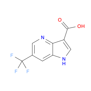 1H-Pyrrolo[3,2-b]pyridine-3-carboxylic acid, 6-(trifluoromethyl)-