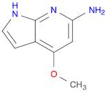 1H-Pyrrolo[2,3-b]pyridin-6-amine, 4-methoxy-