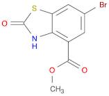 4-Benzothiazolecarboxylic acid, 6-bromo-2,3-dihydro-2-oxo-, methyl ester