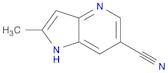 1H-Pyrrolo[3,2-b]pyridine-6-carbonitrile, 2-methyl-