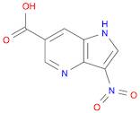 1H-Pyrrolo[3,2-b]pyridine-6-carboxylic acid, 3-nitro-